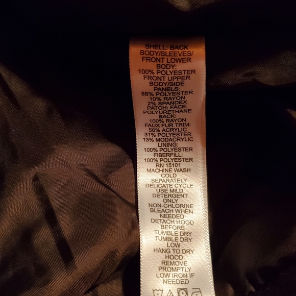 Two-Tone Puffer Coat - Picture 5 of 9